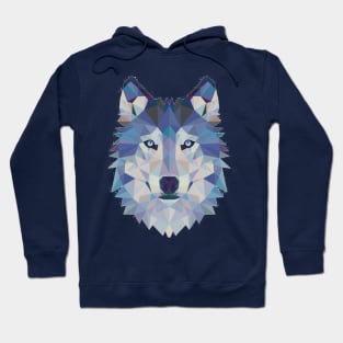 Geometric Arctic Fox Hoodie